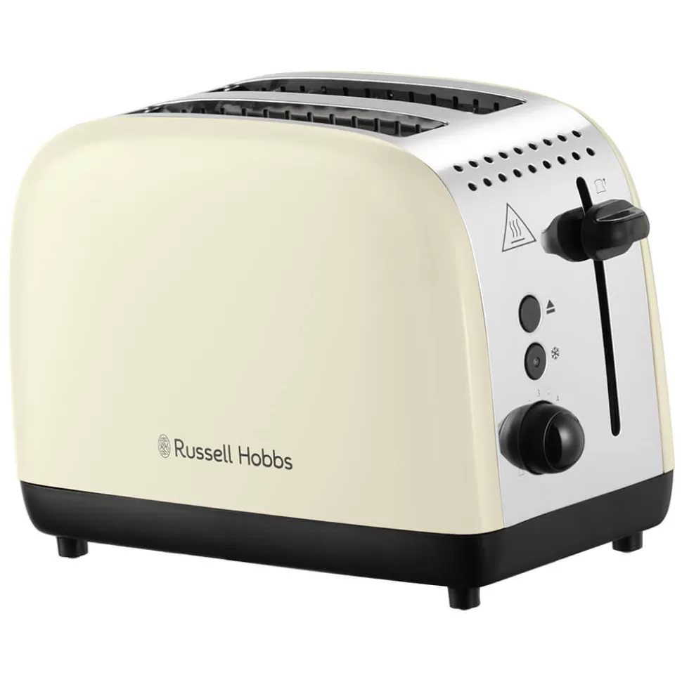 Cream Stainless Steel Toaster 2 Slice | Russell Hobbs Best Sale