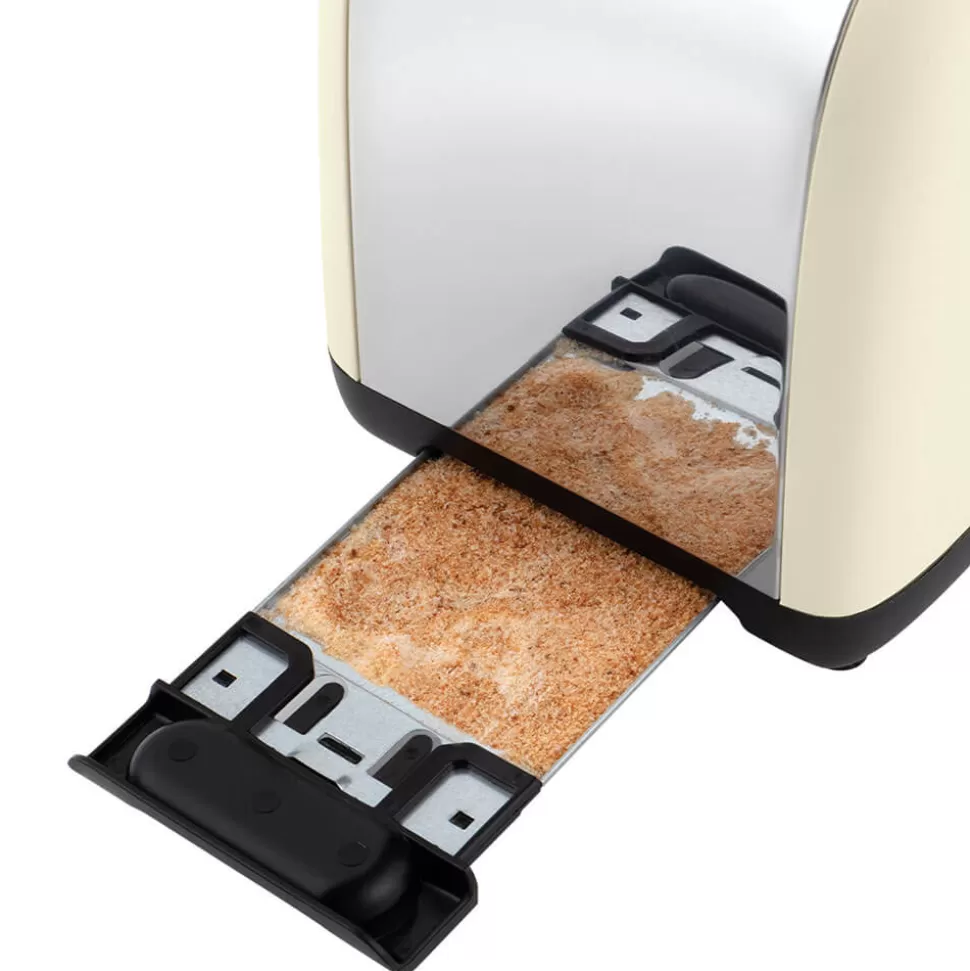 Cream Stainless Steel Toaster 2 Slice | Russell Hobbs Best Sale