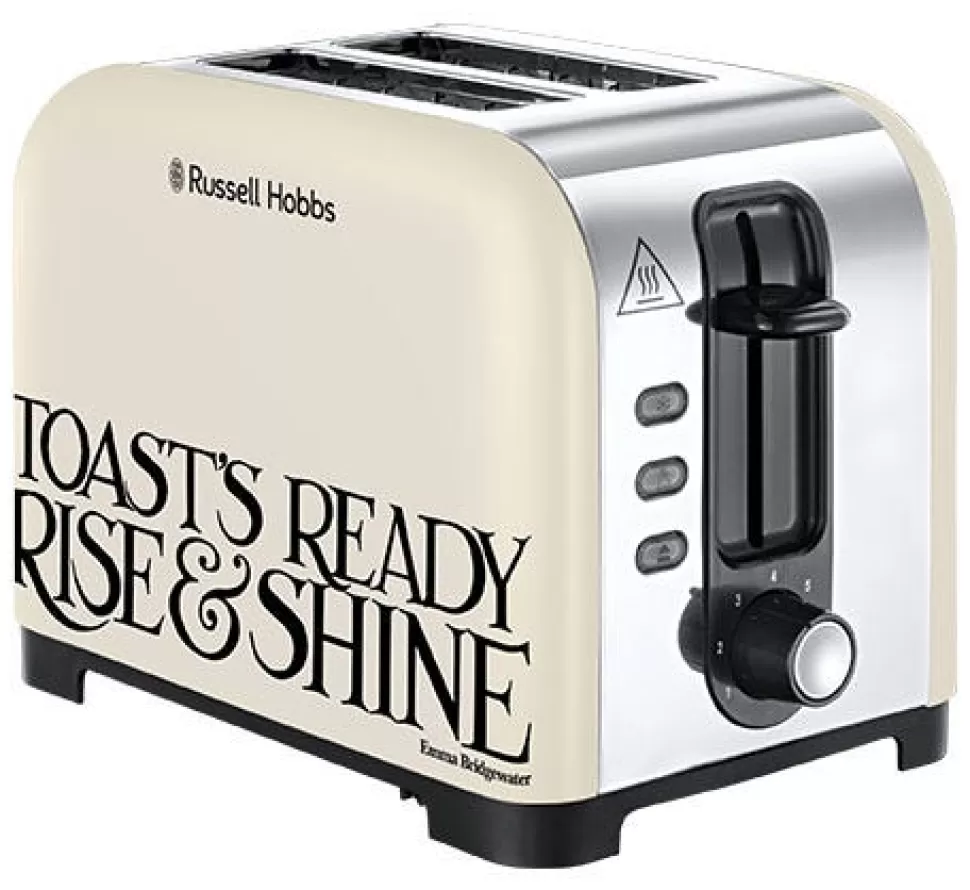 Emma Bridgewater Black Toast 2 Slice Toaster | Russell Hobbs Flash Sale