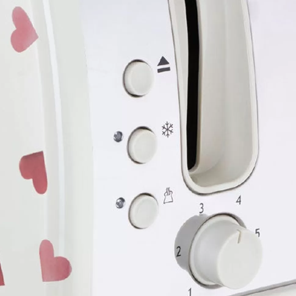 Emma Bridgewater Pink Hearts 2 Slice Toaster | Russell Hobbs New