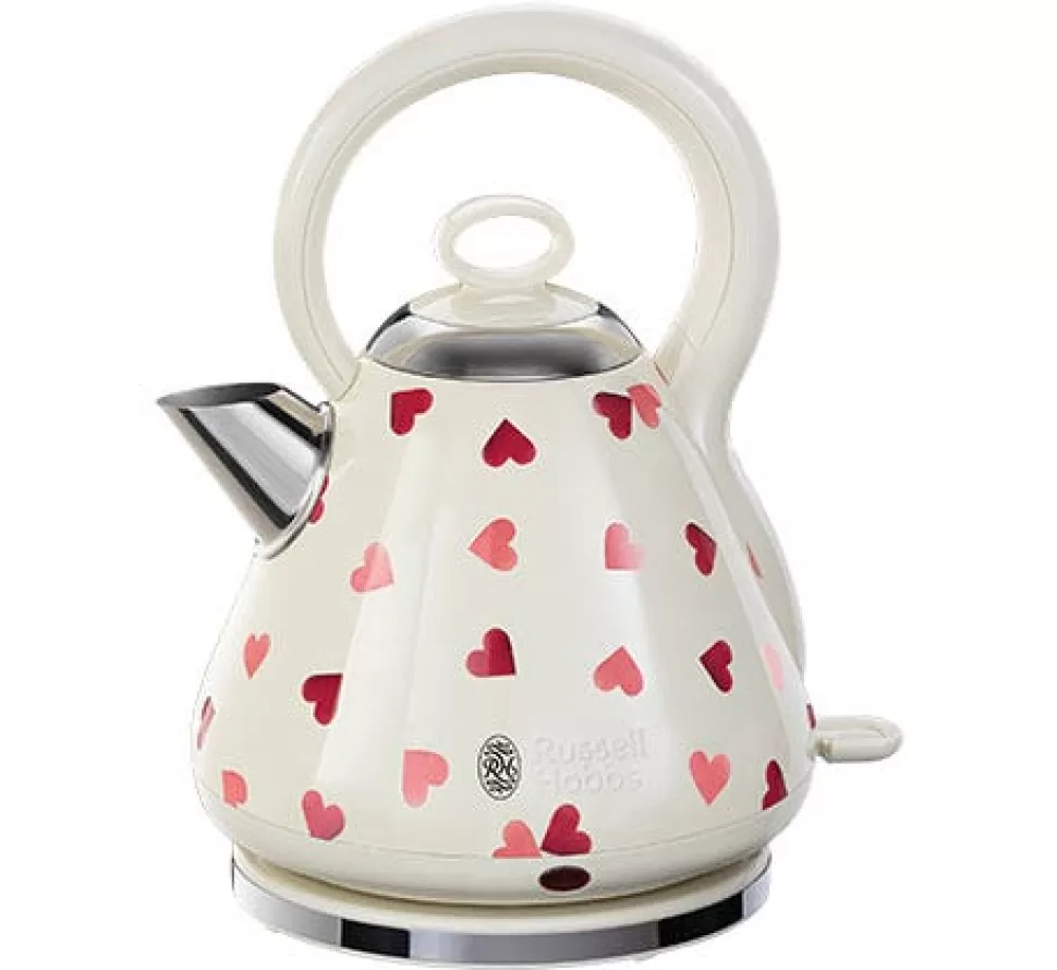 Emma Bridgewater Pink Hearts Kettle | Russell Hobbs Flash Sale