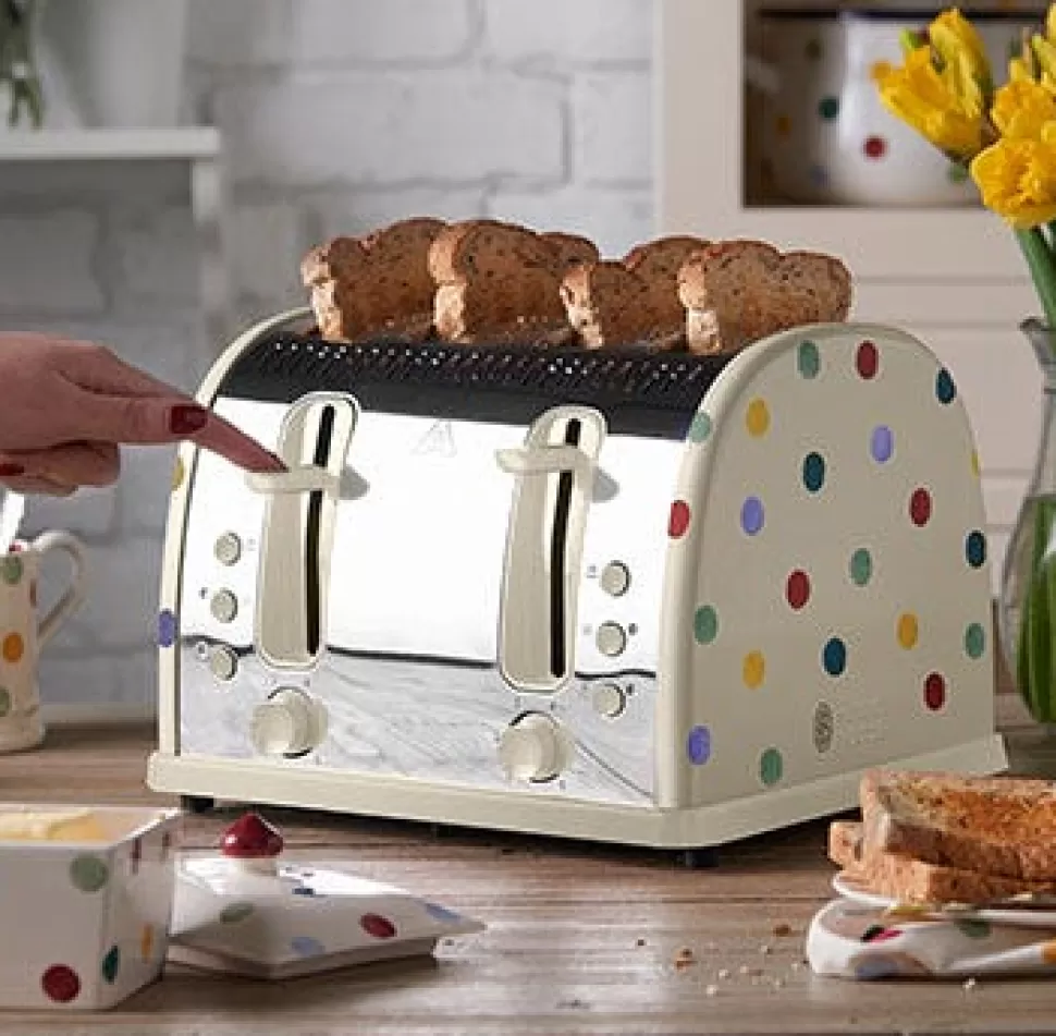 Emma Bridgewater Polka Dot 4 Slice Toaster | Russell Hobbs Store