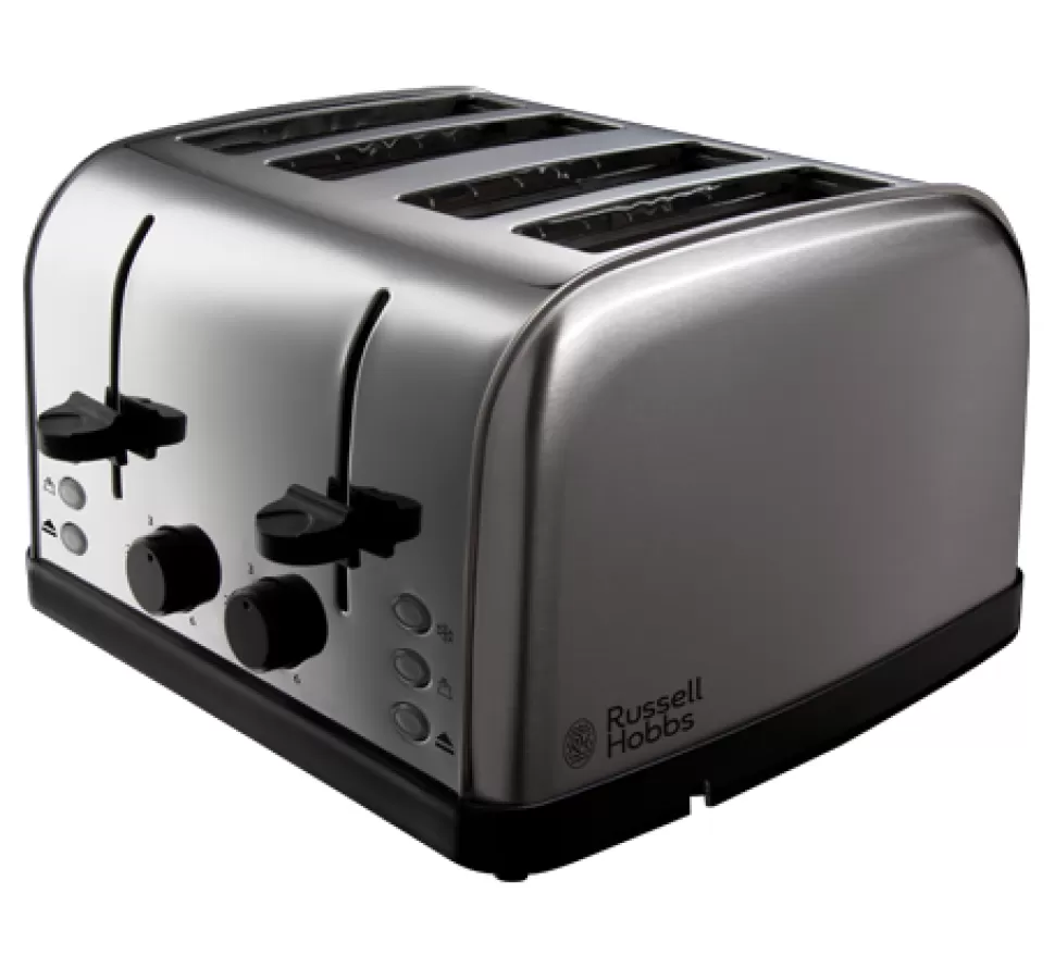 Futura 4 Slice Toaster Stainless Steel | Russell Hobbs Clearance