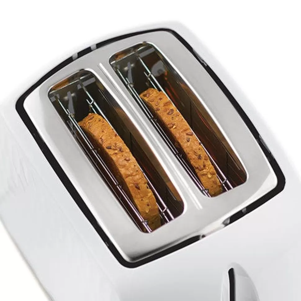 Honeycomb 2 Slice White Toaster | Russell Hobbs Best