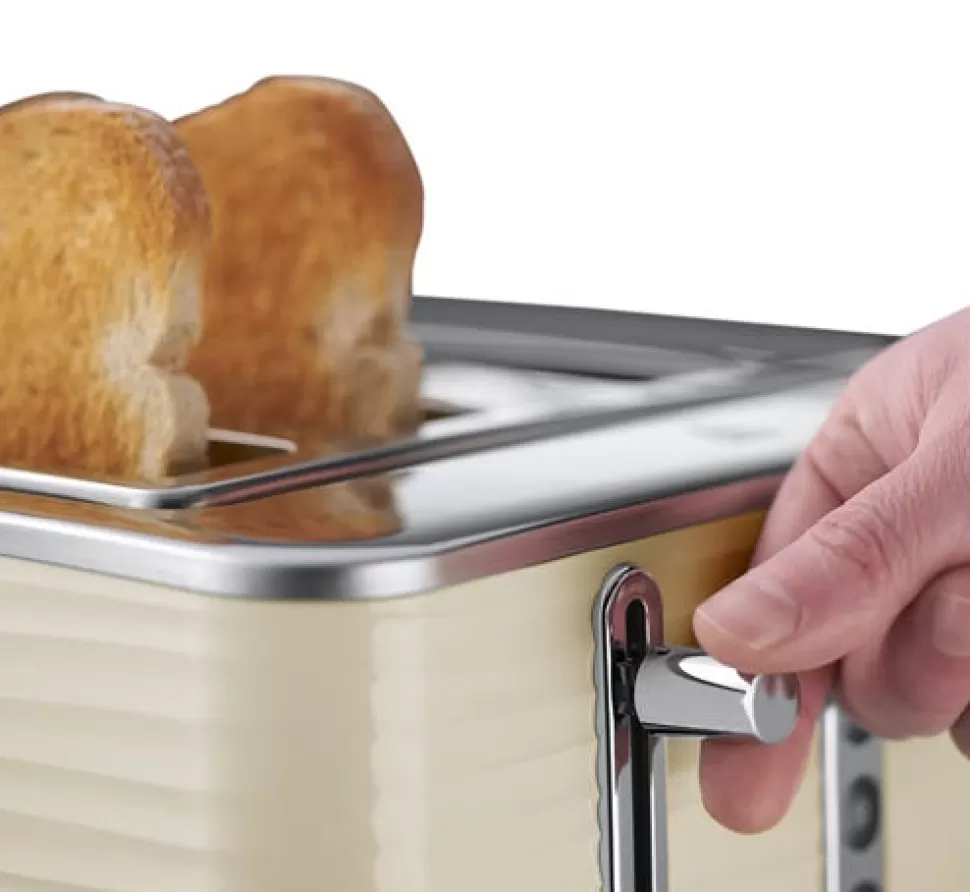 Inspire 4 Slice Cream Toaster | Russell Hobbs Sale