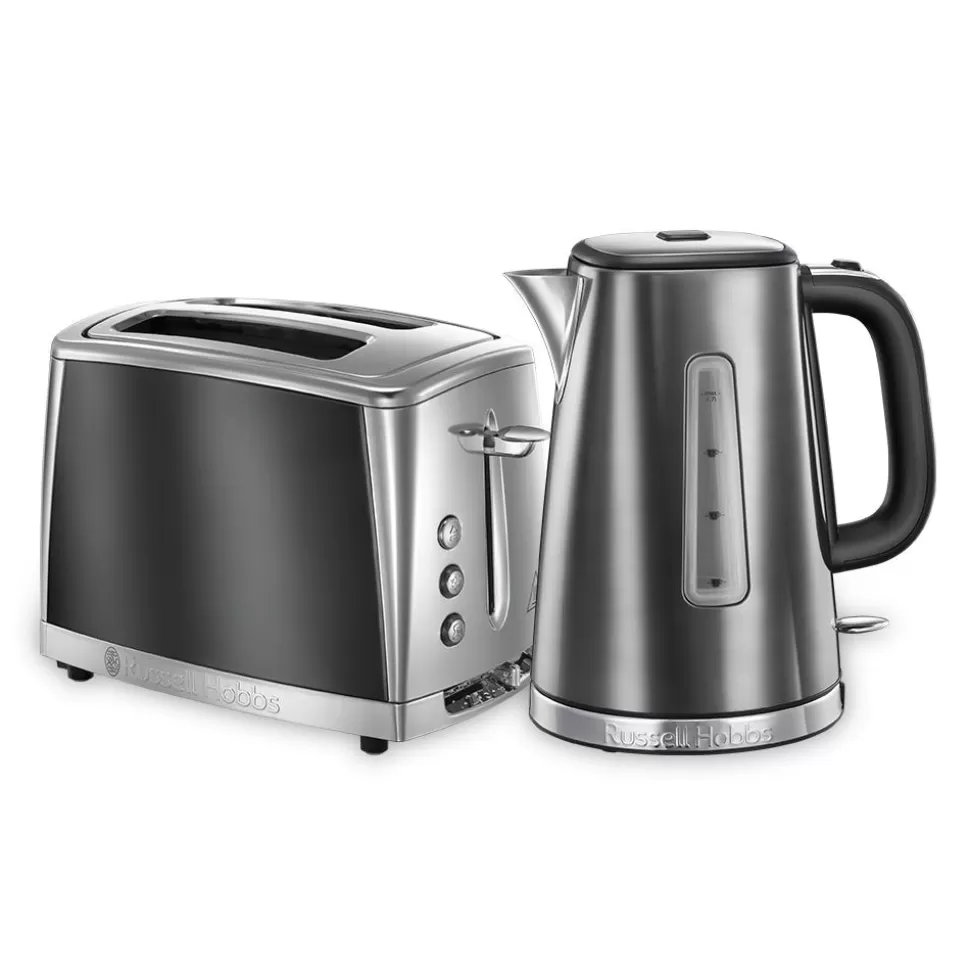 Luna Moonlight Grey Kettle And 2 Slice Toaster | Russell Hobbs Shop