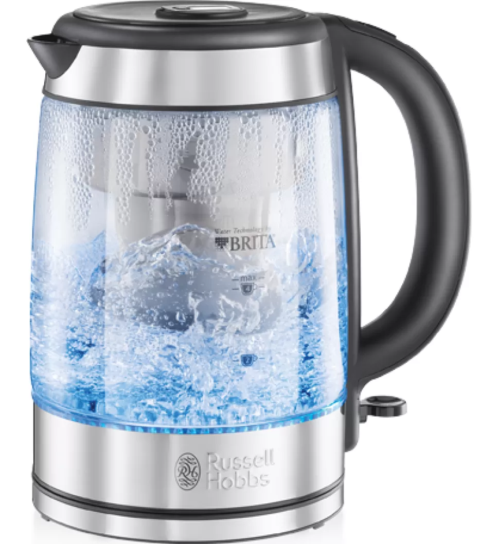 Purity Glass Brita Kettle | Russell Hobbs Outlet