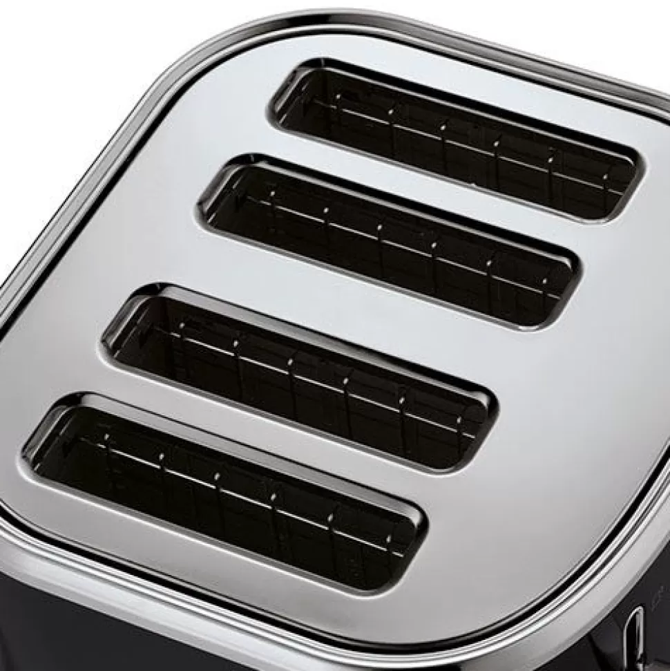 Stylevia Black 4 Slice Toaster | Russell Hobbs Cheap